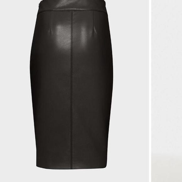 Aritzia Vegan Leather Pencil Skirt (Size 6) - Picture 3 of 6